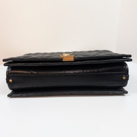 Saint Laurent YSL Black Quilted Leather Niki Shoulder Bag - Picture 7 of 16